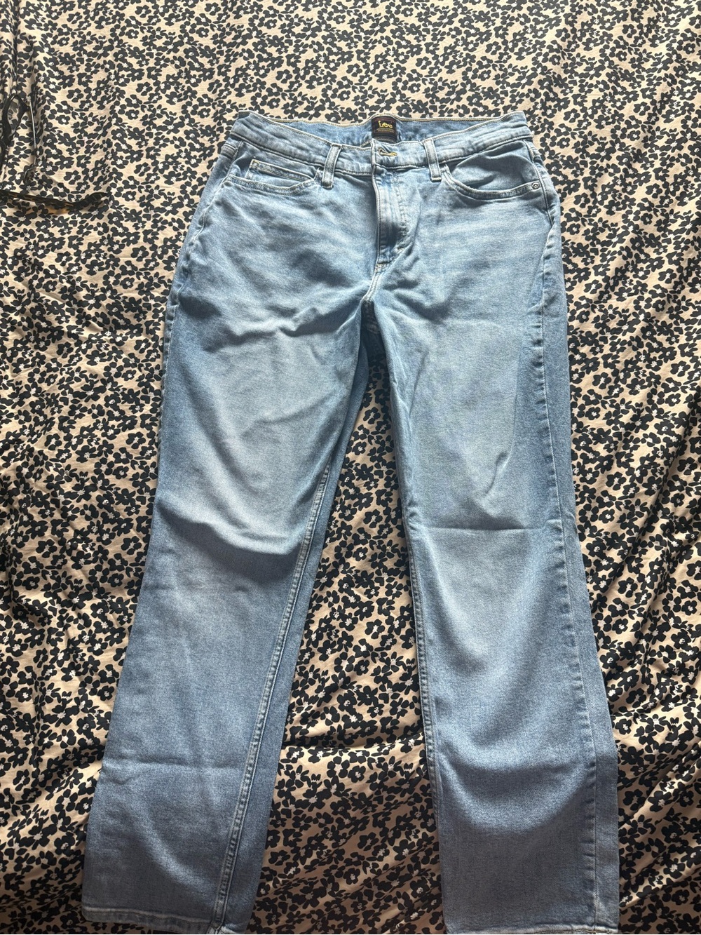 Lee Men’s Light Blue Straight Jeans